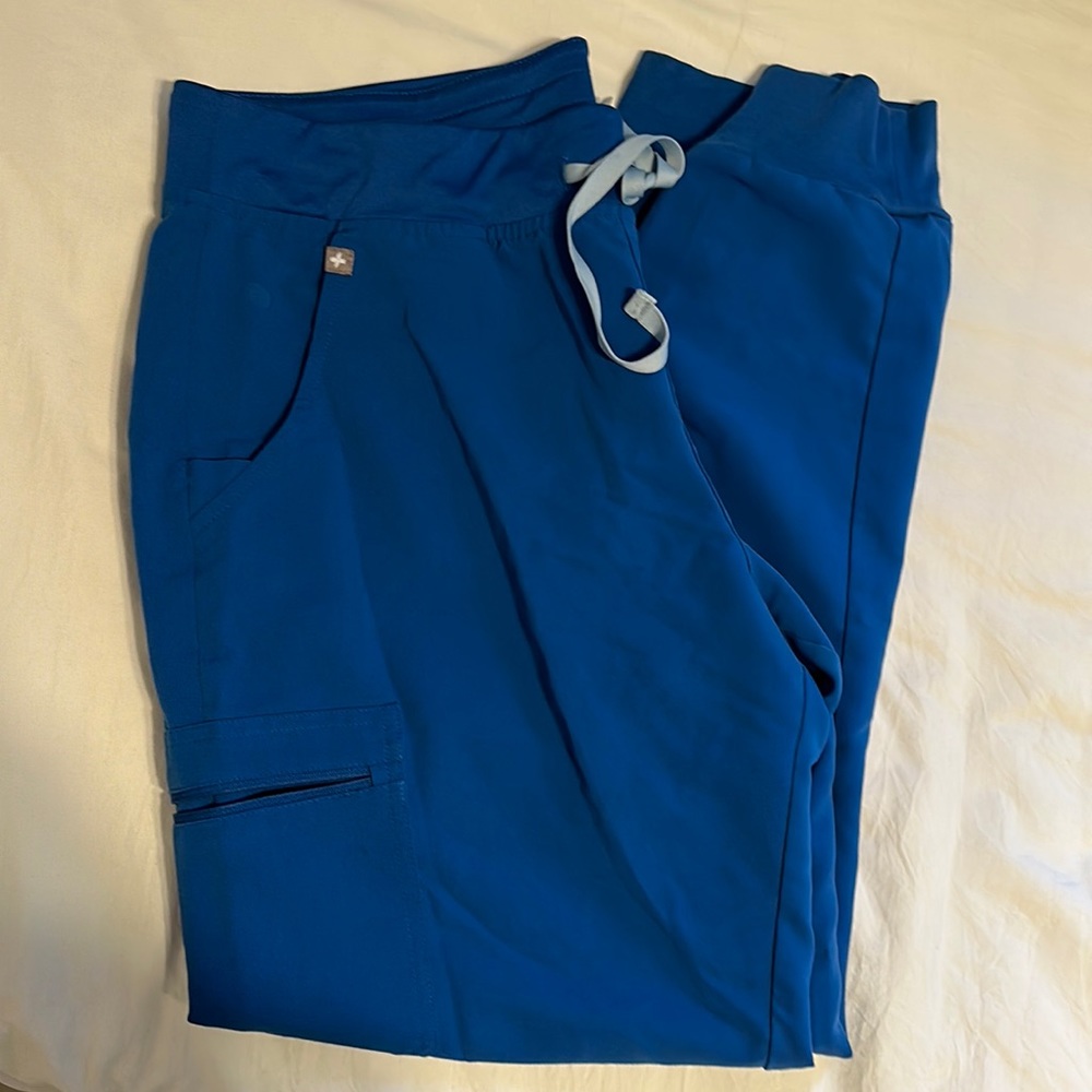 Royal blue joggers- size L